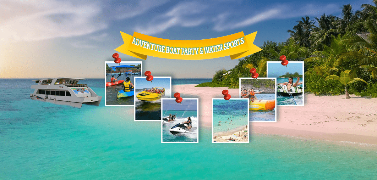 Adventure Party Boat with Watersports